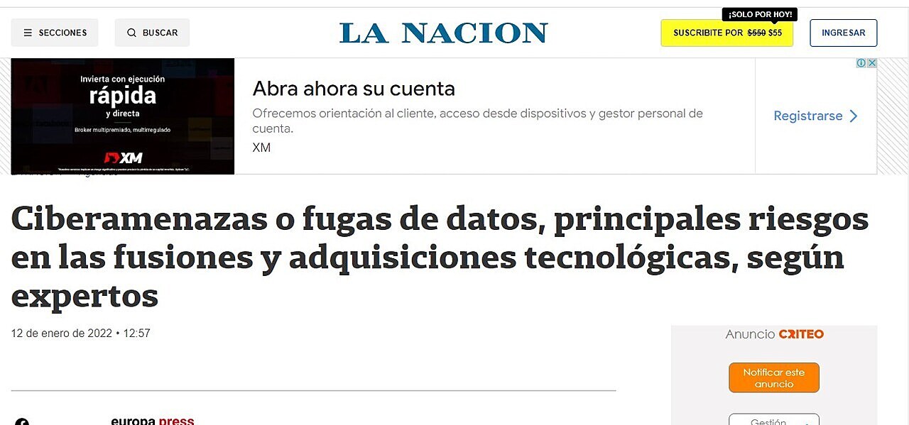 El mercado de fusiones y adquisiciones de Latinoamrica registra en febrero un valor de 7.212 millones